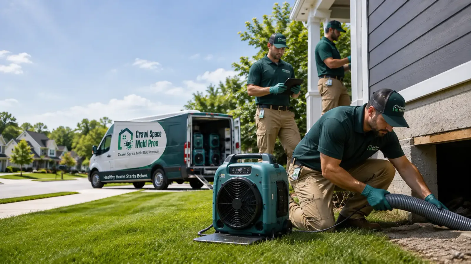 Crawl Space Mold Removal in Milton, NH